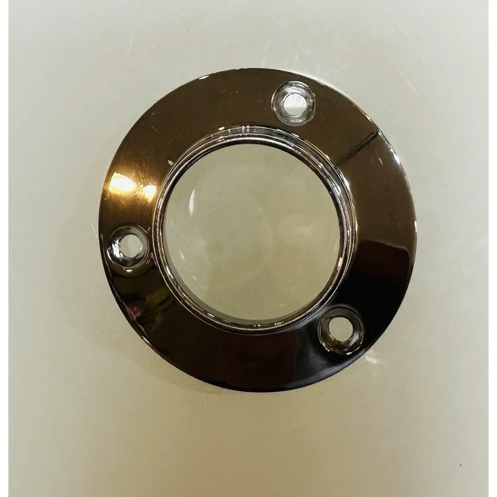 2 Stainless Steel Heavy Duty Closet Rod Holder,Shower Curtain Rod End D-34x70mm